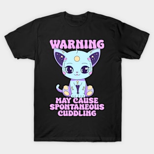 Cuddle Hazard - Alien Kitten T-Shirt